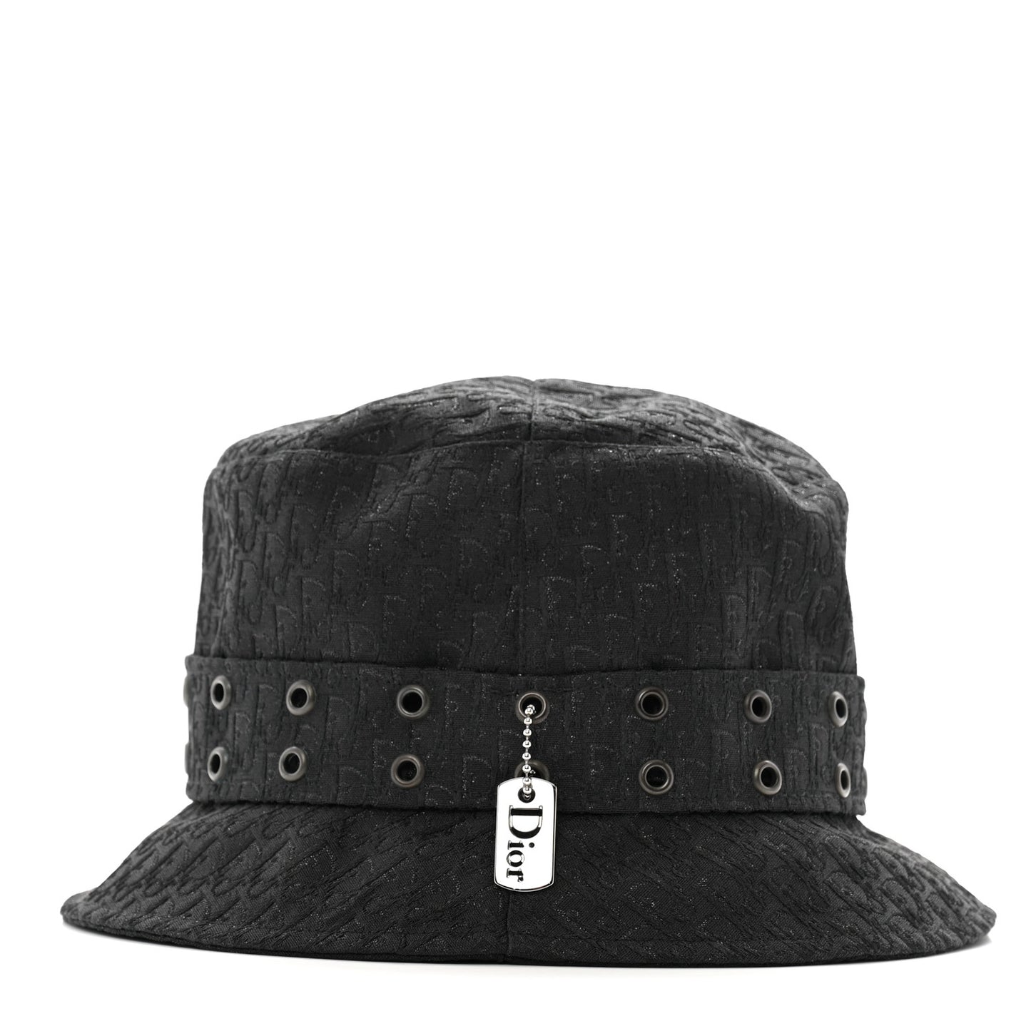 Polyester Cotton Monogram Trotter Bucket Hat 58 Black