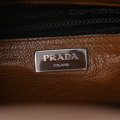 Prada Glace Calf Twin Pocket Tote Cannella 11 of 20