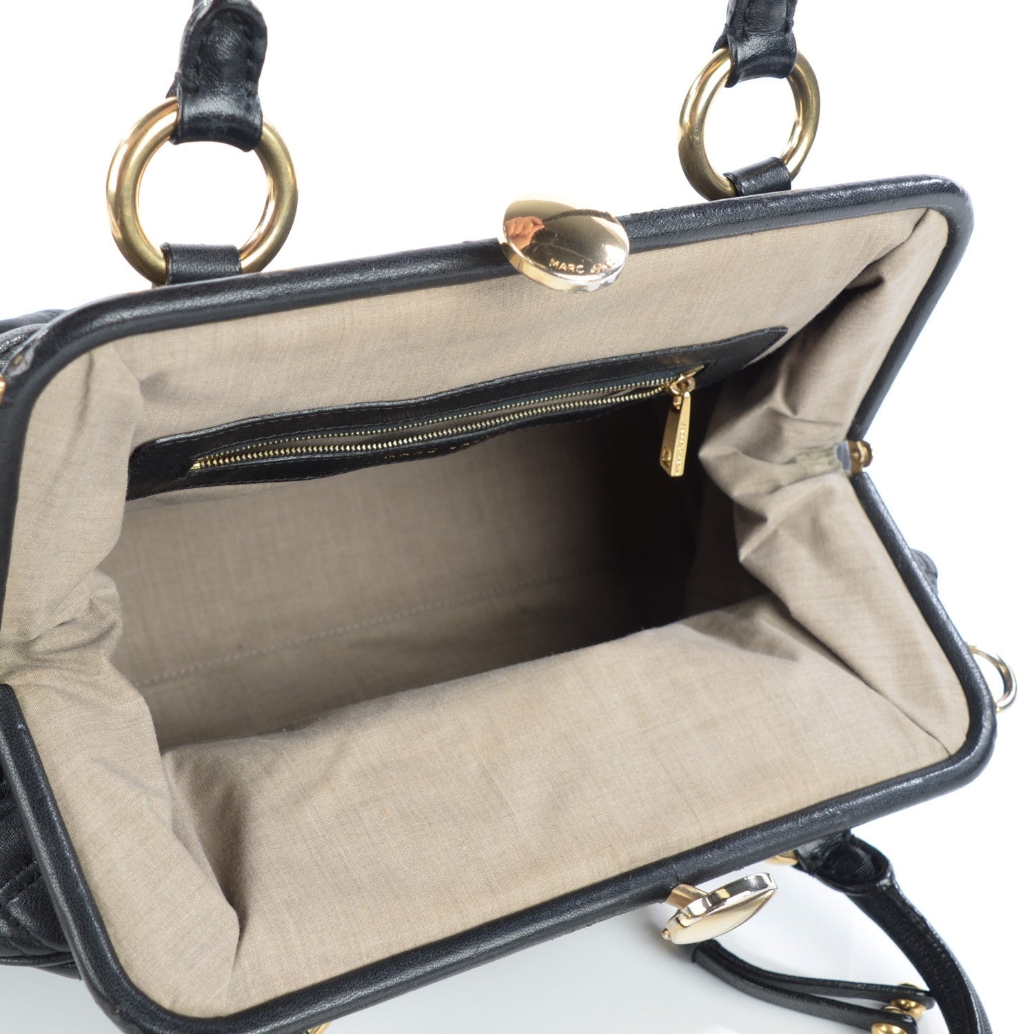 Marc Jacobs Calfskin Quilted Stam Black 5 of 10