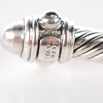 David Yurman Sterling Silver 5mm Renaissance Bracelet M 4 of 5