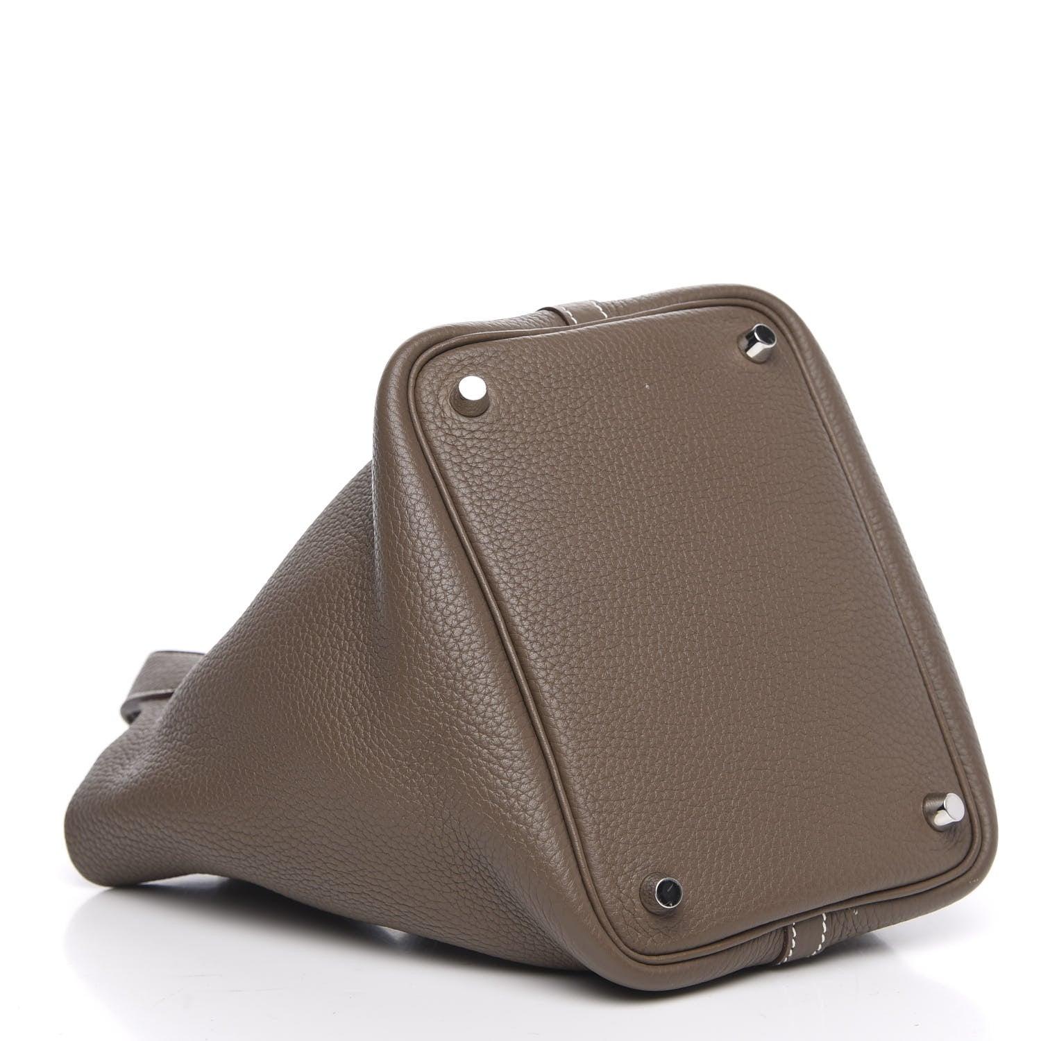 Hermes Taurillon Clemence Picotin Lock 18 PM Etoupe 4 of 9