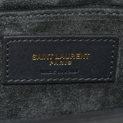 Saint Laurent Calfskin Small Classic Monogram Kate Tassel Satchel Black 6 of 15