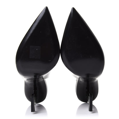 Saint Laurent Patent Opyum 110 Slingback Pumps 39 Black 5 of 9