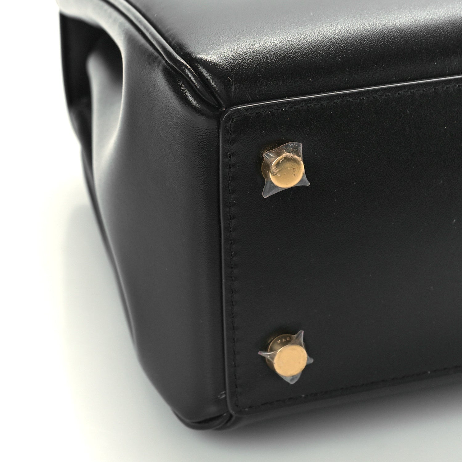 Celine Satinated Calfskin Small 16 Top Handle Bag Black 7 of 8