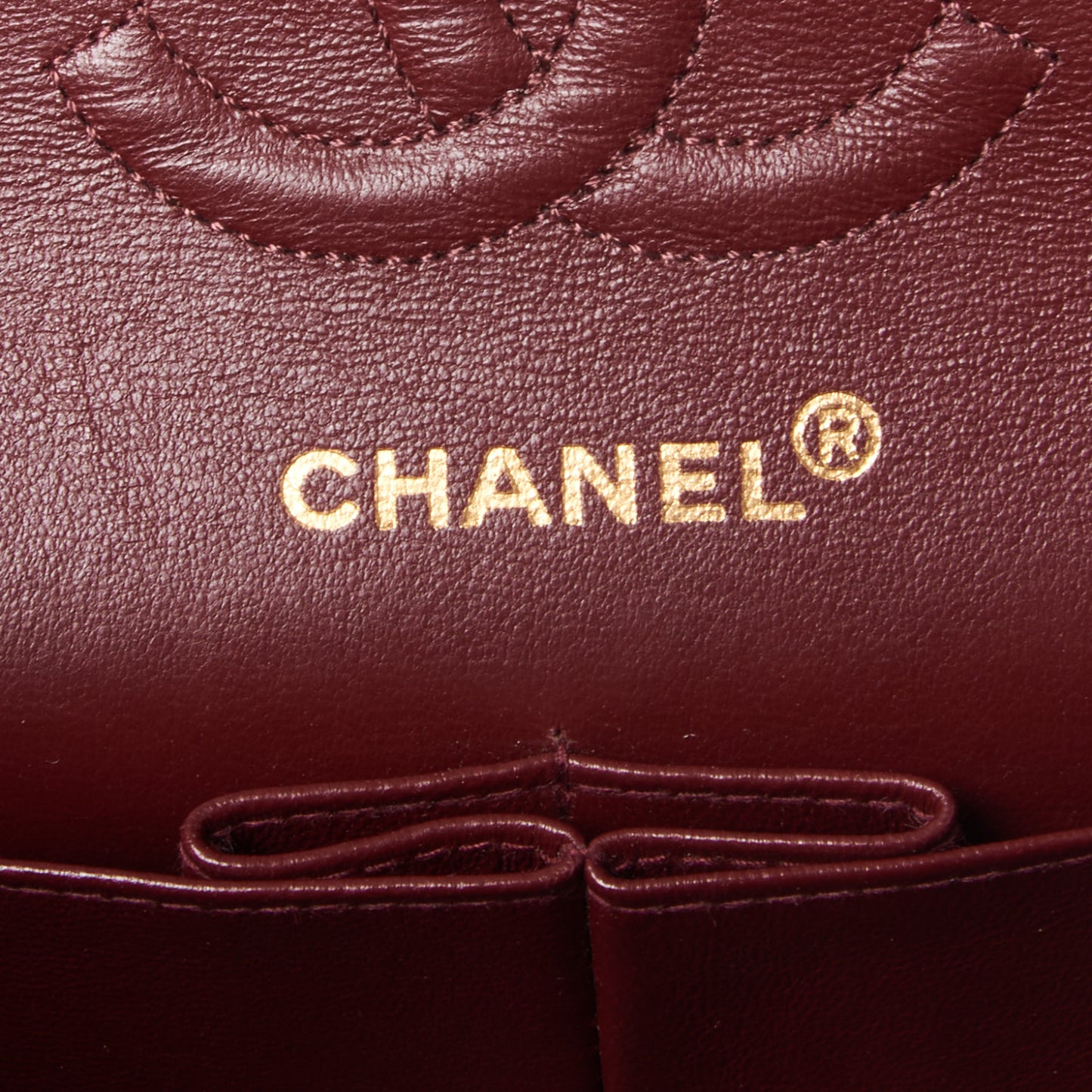 Lambskin Quilted Small Double Flap Black