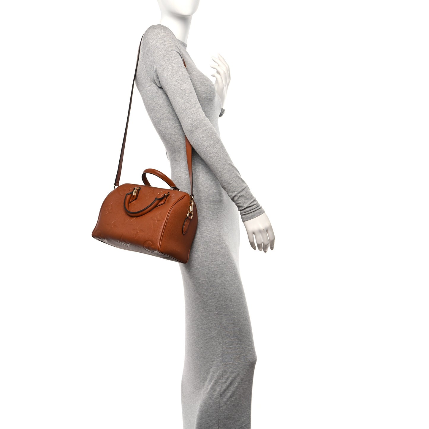 Empreinte Monogram Giant Speedy Bandouliere 25 Cognac
