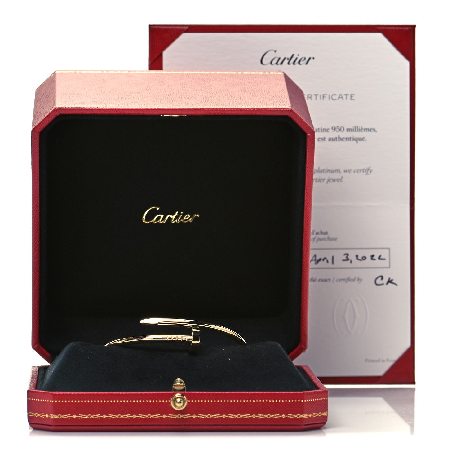 Cartier 18K Yellow Gold Juste Un Clou Bracelet 16 5 of 5