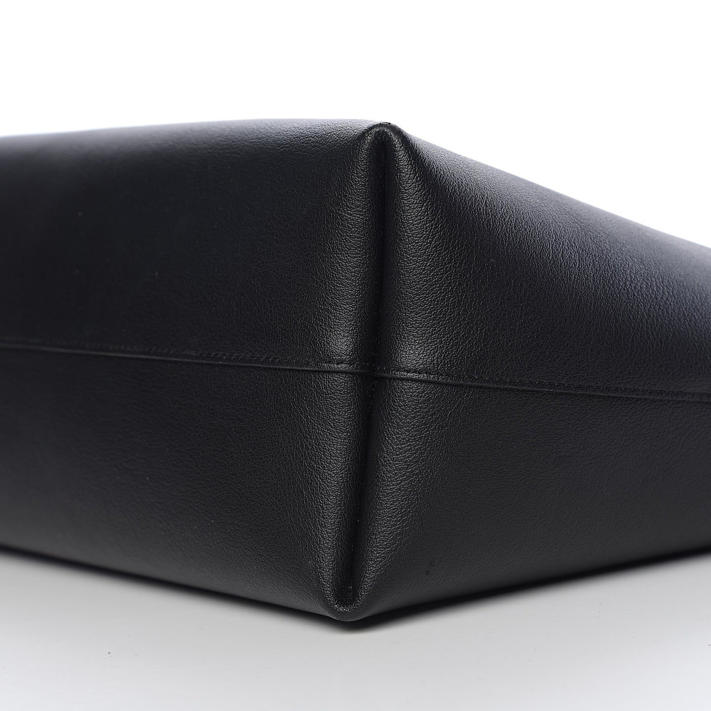 Calfskin Large Shopping Tote Black