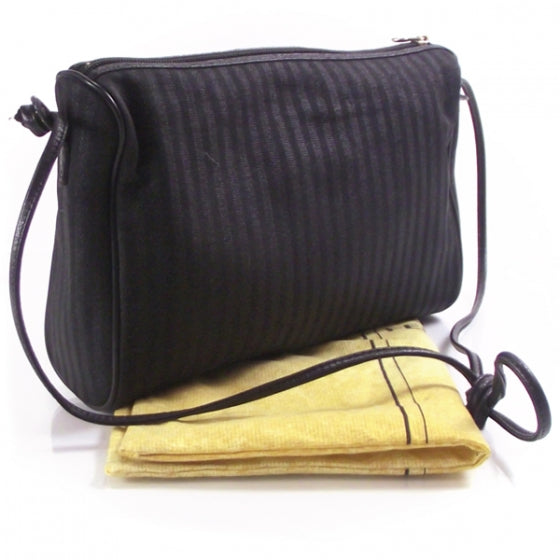 Fendi Vintage Leather Striped Crossbody 3 of 9