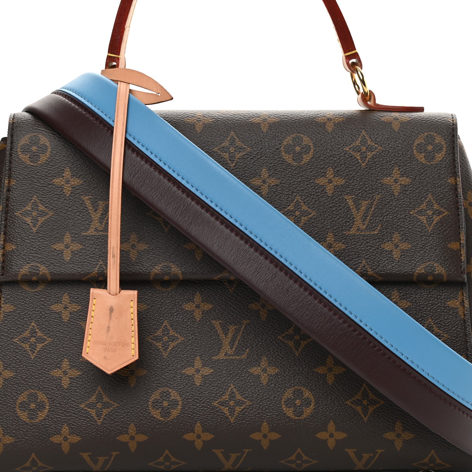 Louis Vuitton Monogram Cluny MM Blue Glacial 8 of 18
