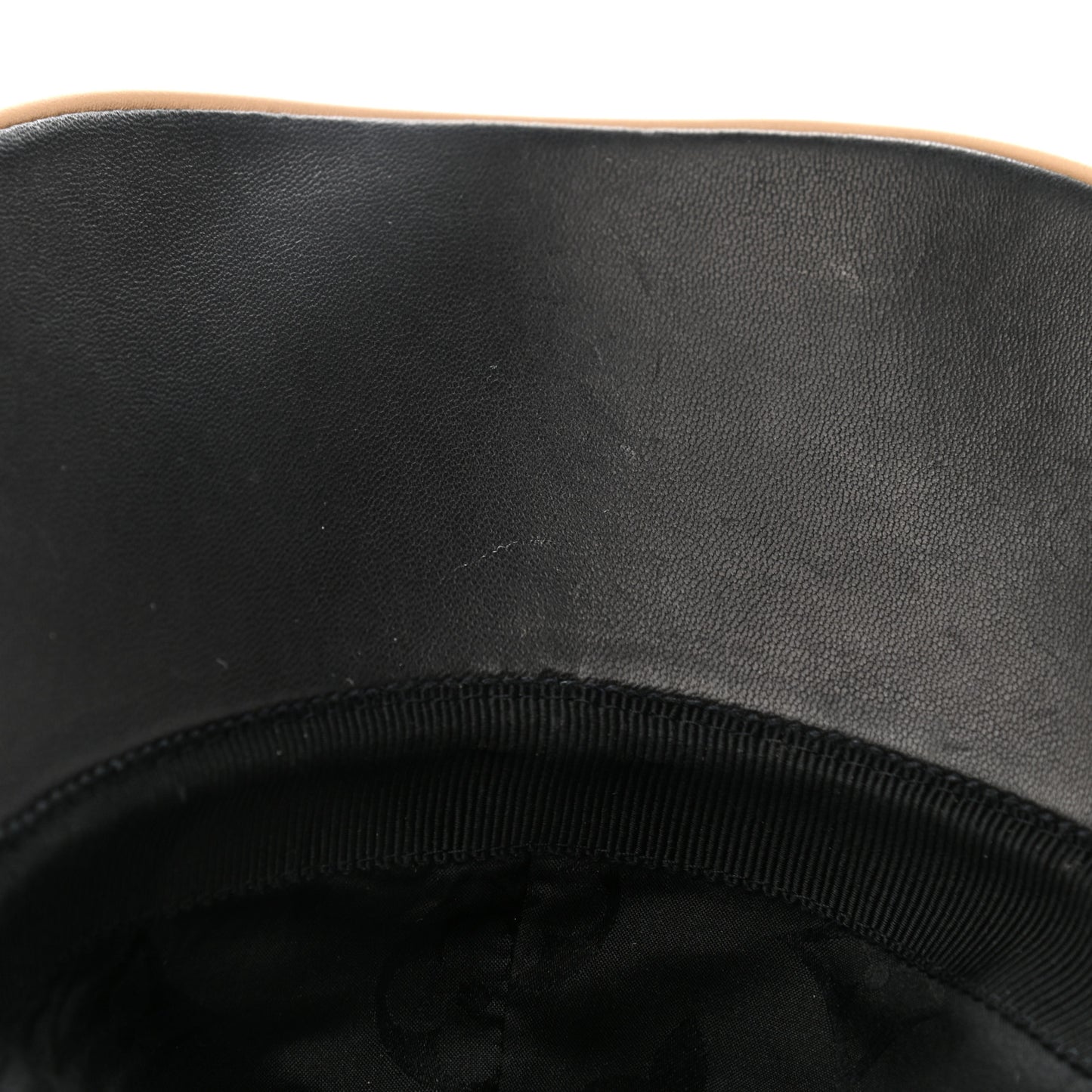 Polyester Silk Monogram LV Get Ready Cap M Black