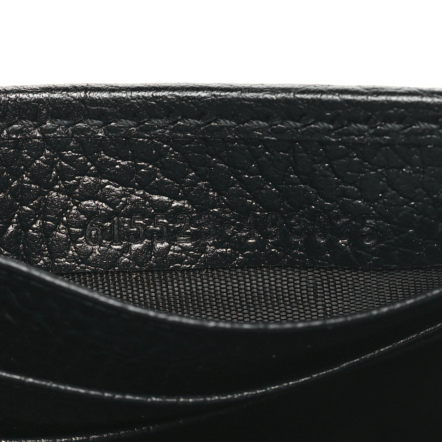 Gucci Dollar Calfskin Interlocking G Chain Wallet Black 7 of 11