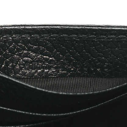 Gucci Dollar Calfskin Interlocking G Chain Wallet Black 7 of 11