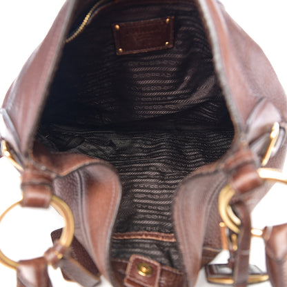 Prada Cervo Antik Hobo Cacao Sfumato 4 of 11