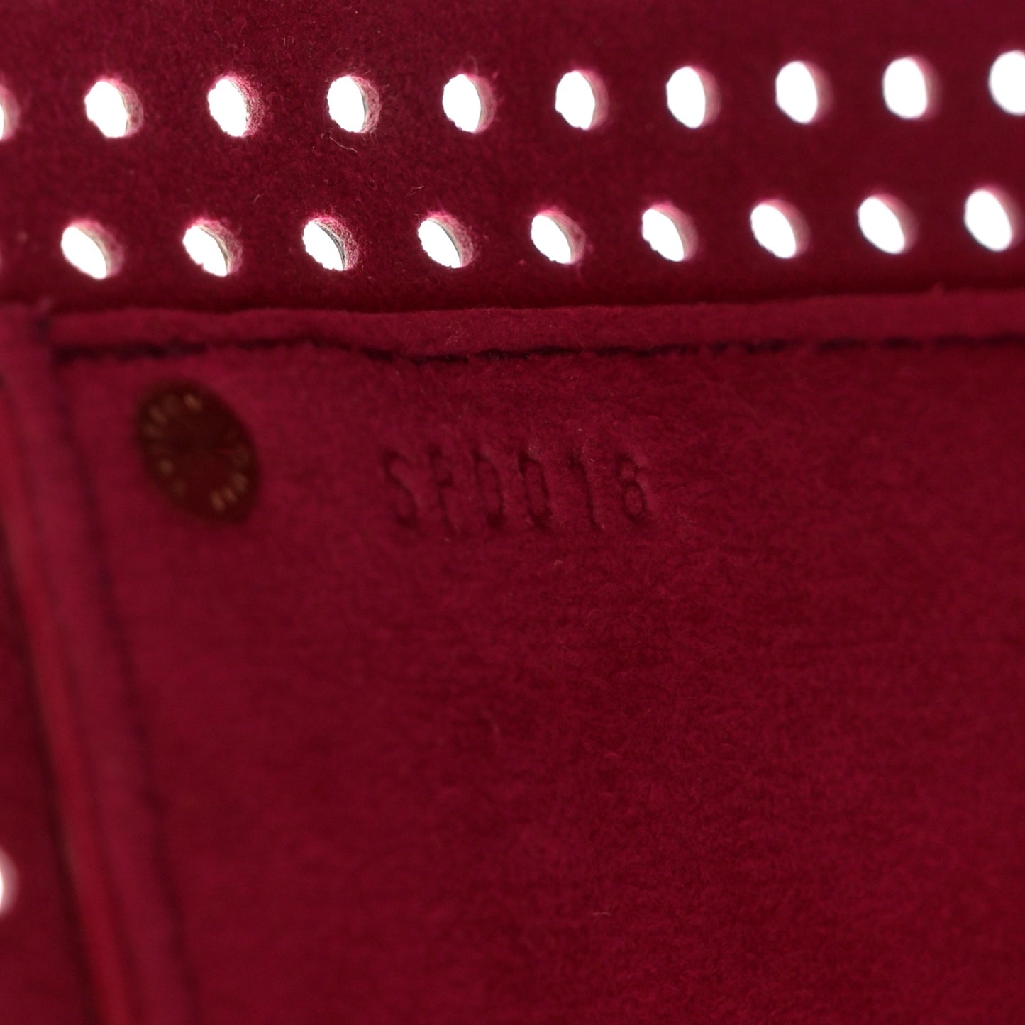 Monogram Perforated Speedy 30 Fuchsia