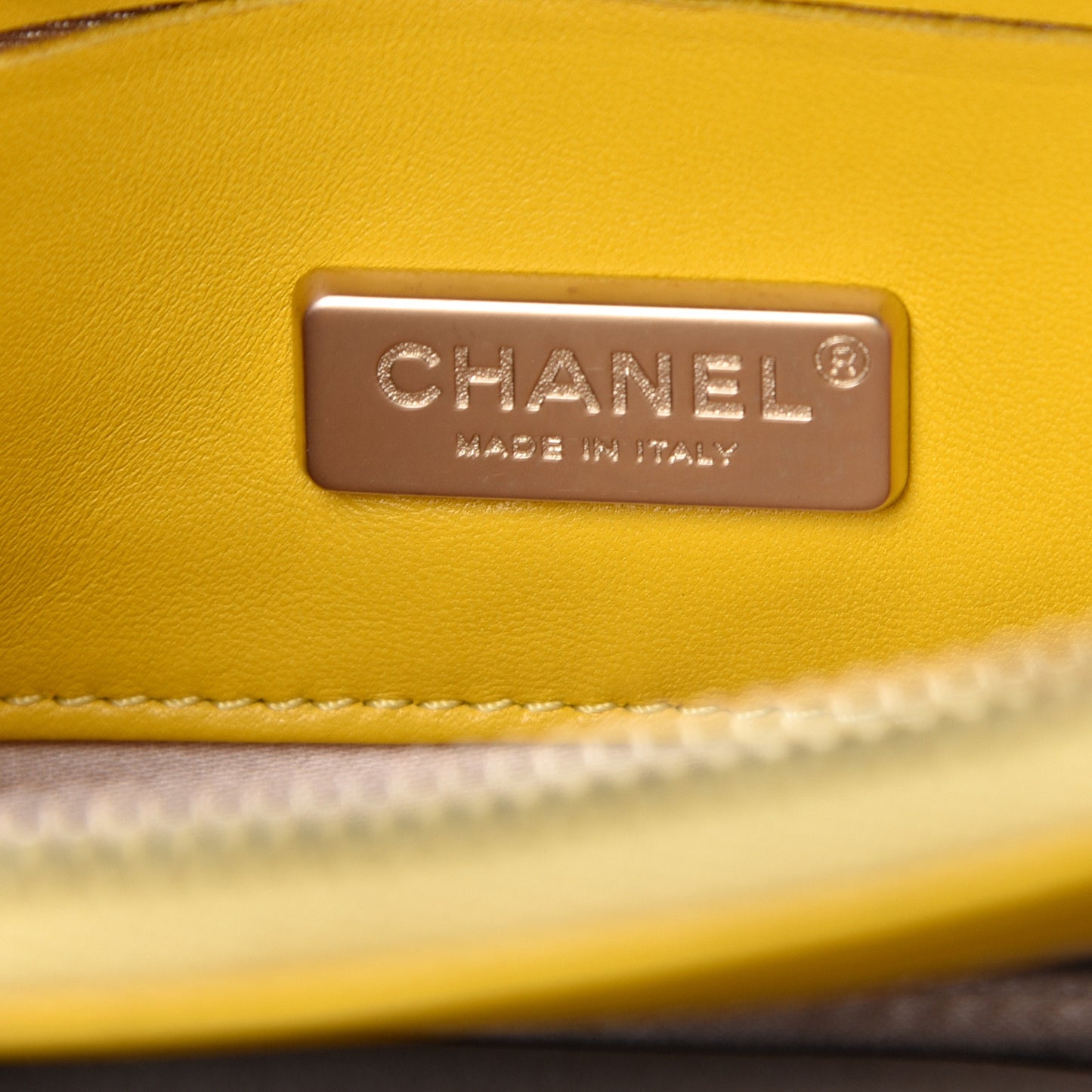 Patent Calfskin Mini Reissue Flap Yellow