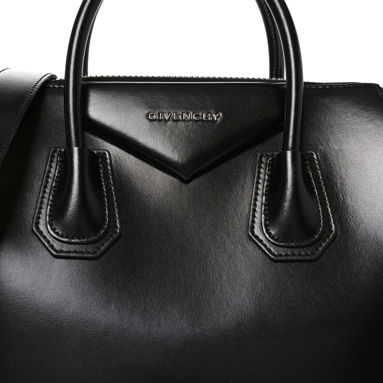 Givenchy Shiny Lord Calfskin Medium Antigona Black 8 of 10