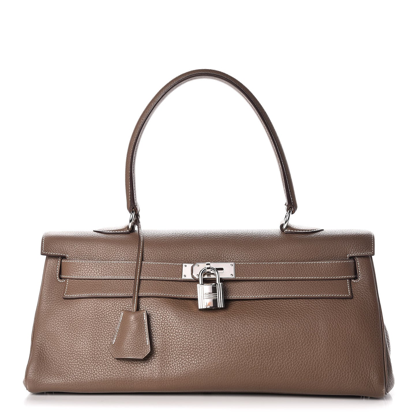 Taurillon Clemence Shoulder Kelly 40 Etoupe