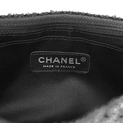 Chanel Sequin East West Flap Dark Silver 6 of 10