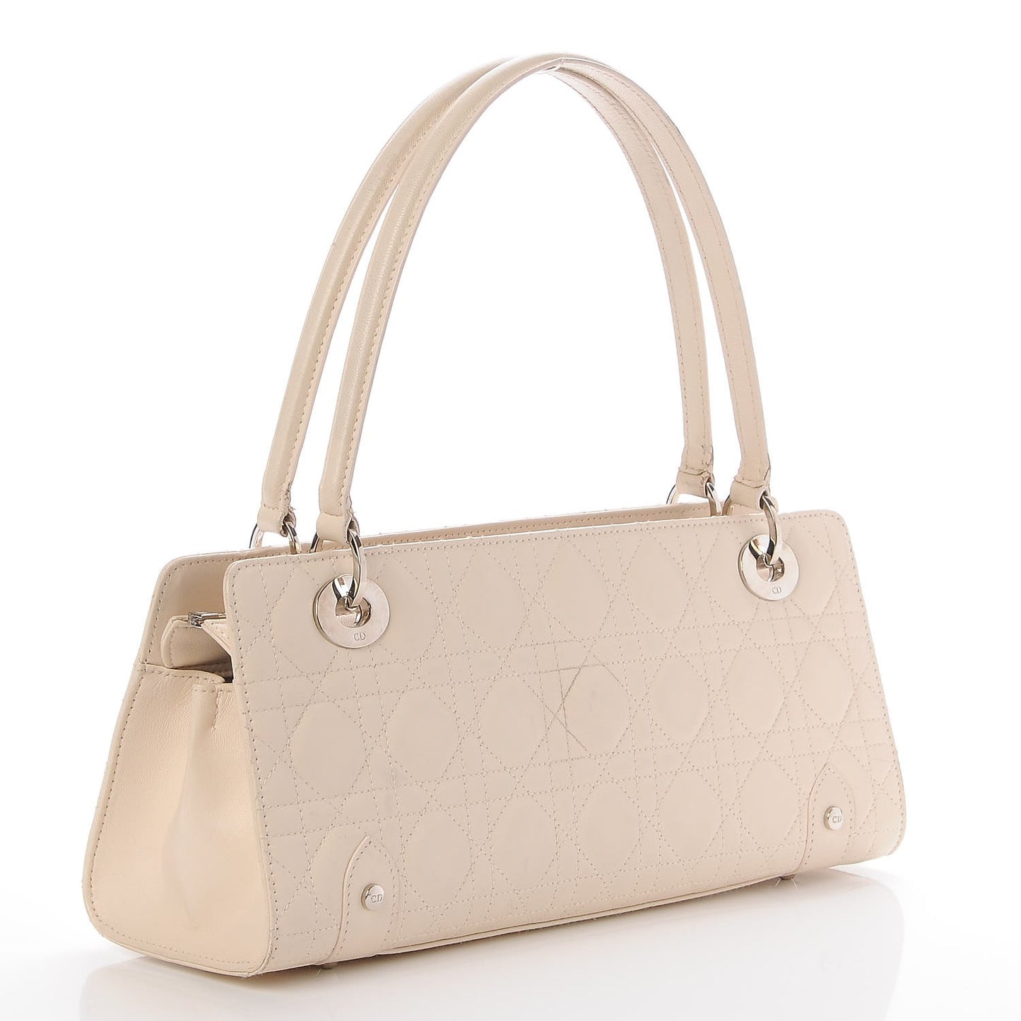 Lambskin Cannage Soft Lady Dior East West Beige