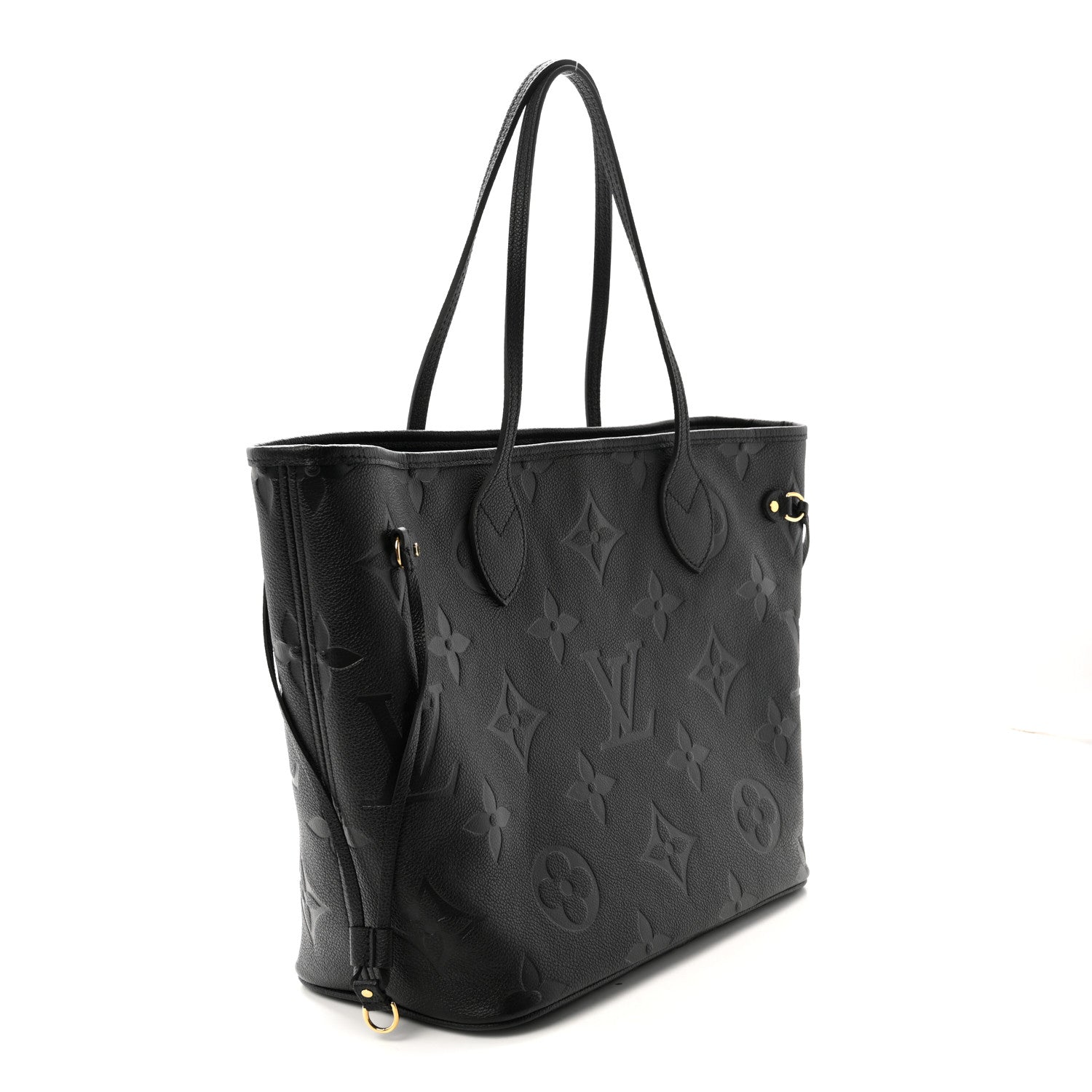 Louis Vuitton Empreinte Monogram Giant Neverfull MM Black 4 of 10