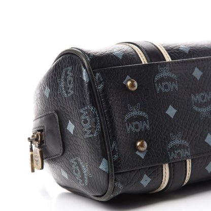 MCM Visetos Boston Bag Black 6 of 14