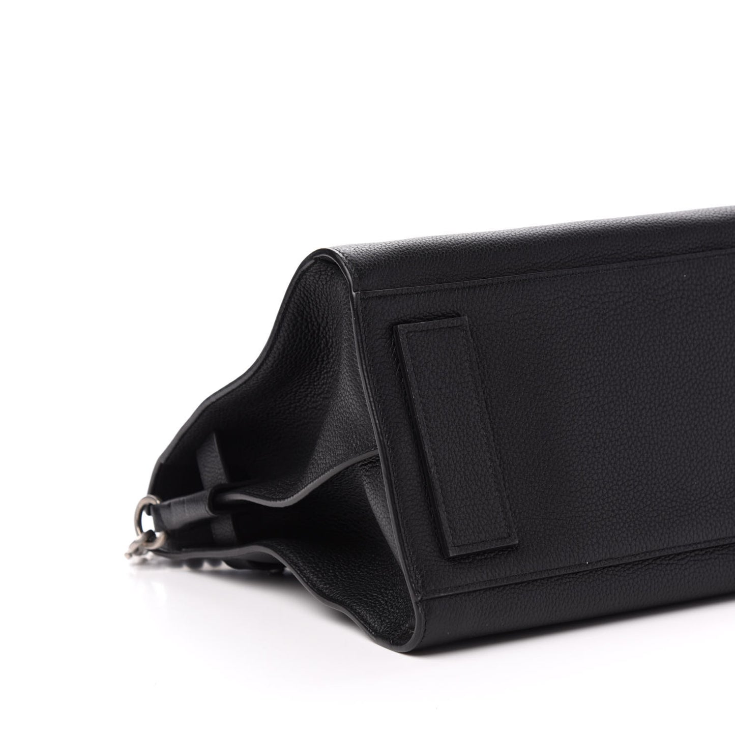 Grained Calfskin Small Supple Sac De Jour Duffle Black