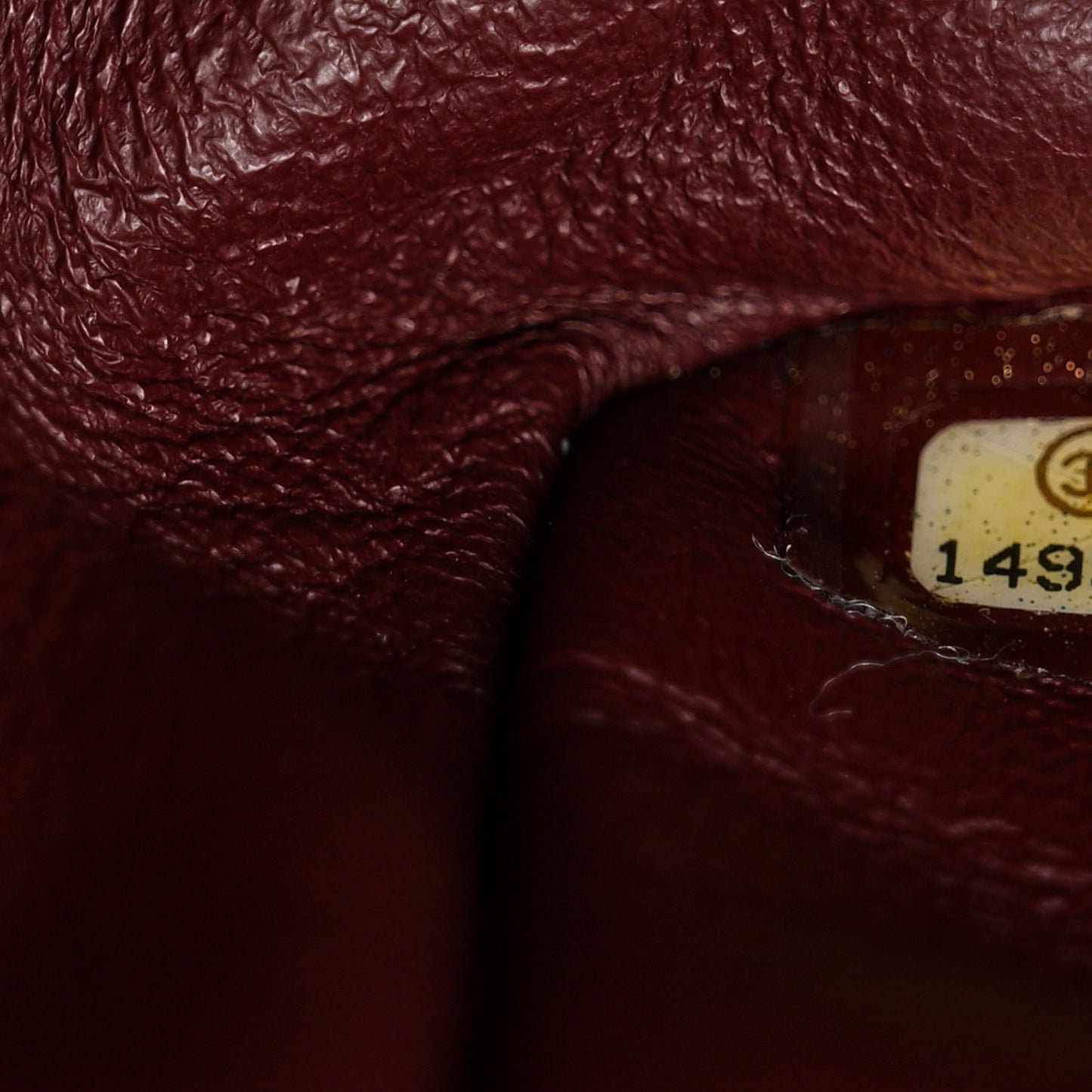 Patent Quilted 2.55 Reissue 227 Flap Light Burgundy