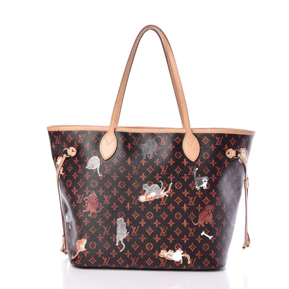 Louis Vuitton Catogram Neverfull MM Marron 3 of 12