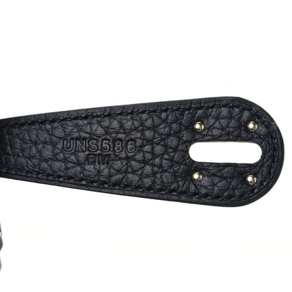 Hermes Taurillon Clemence Lindy 26 Black 9 of 9