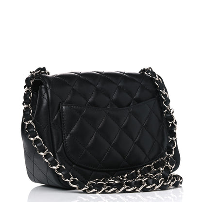 Chanel Lambskin Quilted Mini Square Flap Black 3 of 5