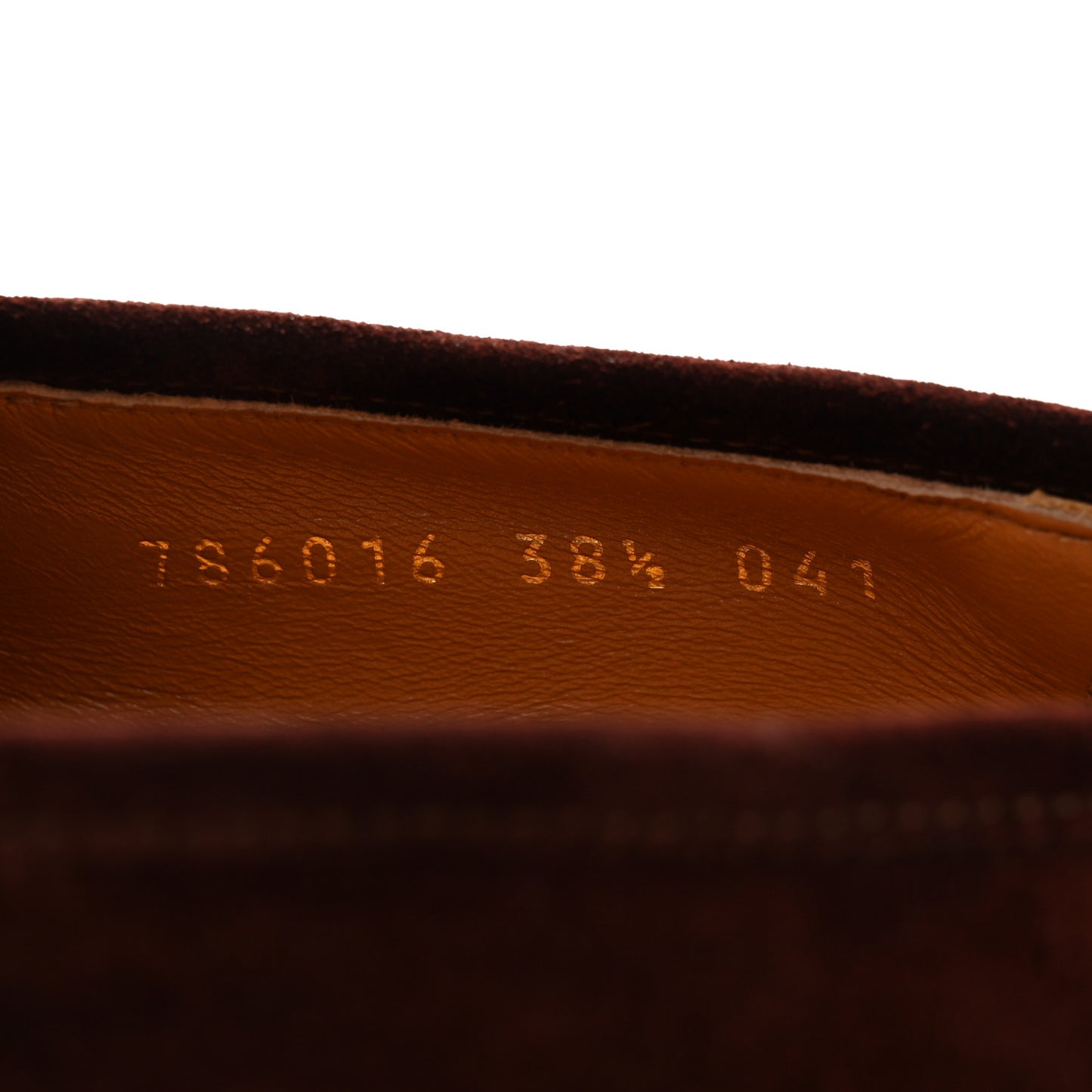 Suede Horsebit Womens Jordaan Loafers 38.5 Brown