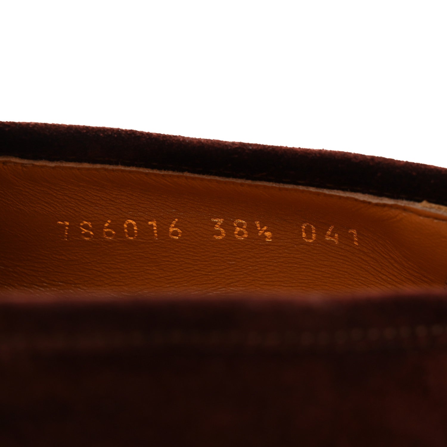 Gucci Suede Horsebit Womens Jordaan Loafers 38.5 Brown 8 of 9