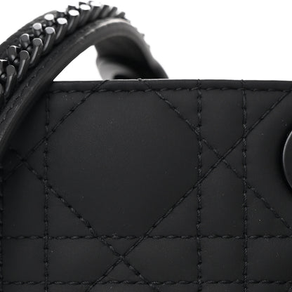 Christian Dior Ultra Matte Calfskin Cannage Mini Lady Dior Black 8 of 11