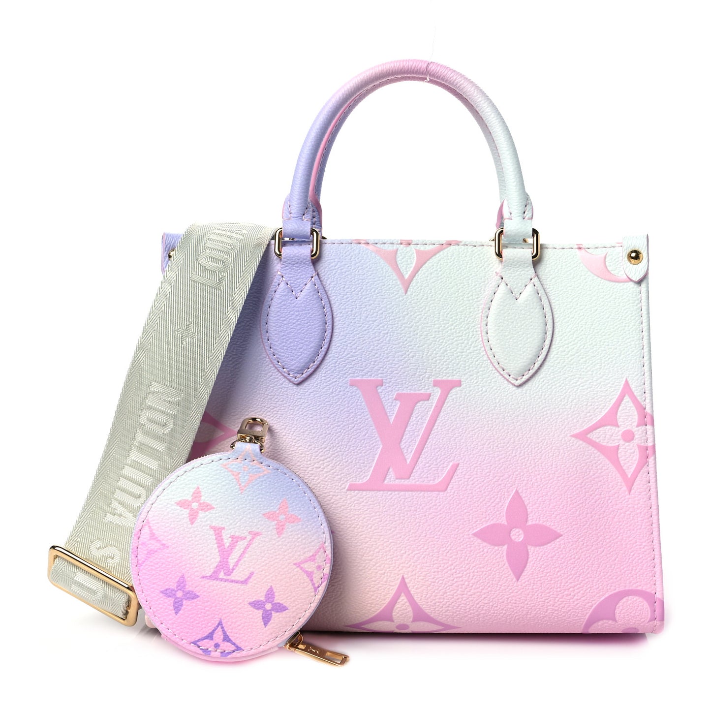 Monogram Giant Spring In The City Onthego PM Sunrise Pastel