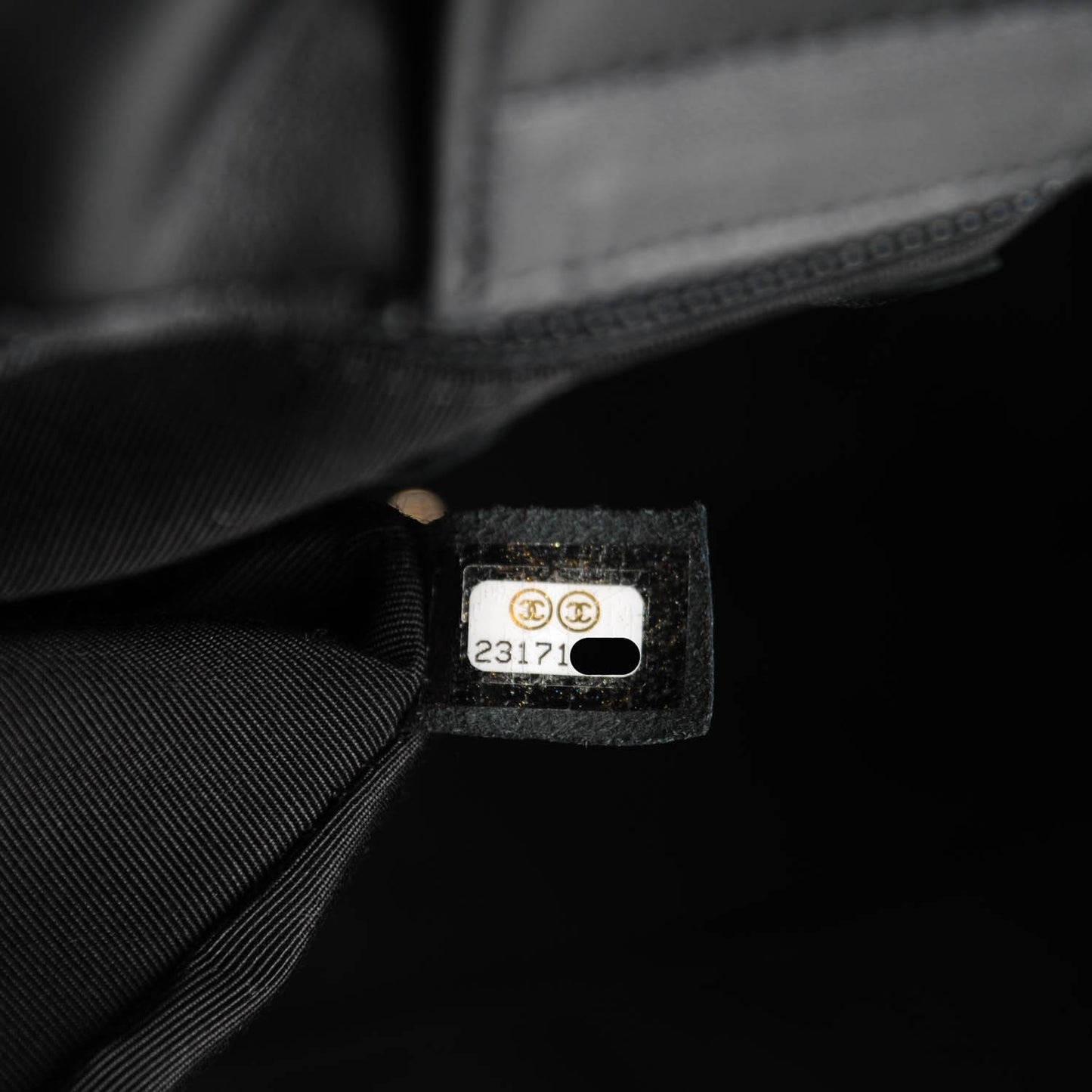 Calfskin Quilted Timeless Tote Black