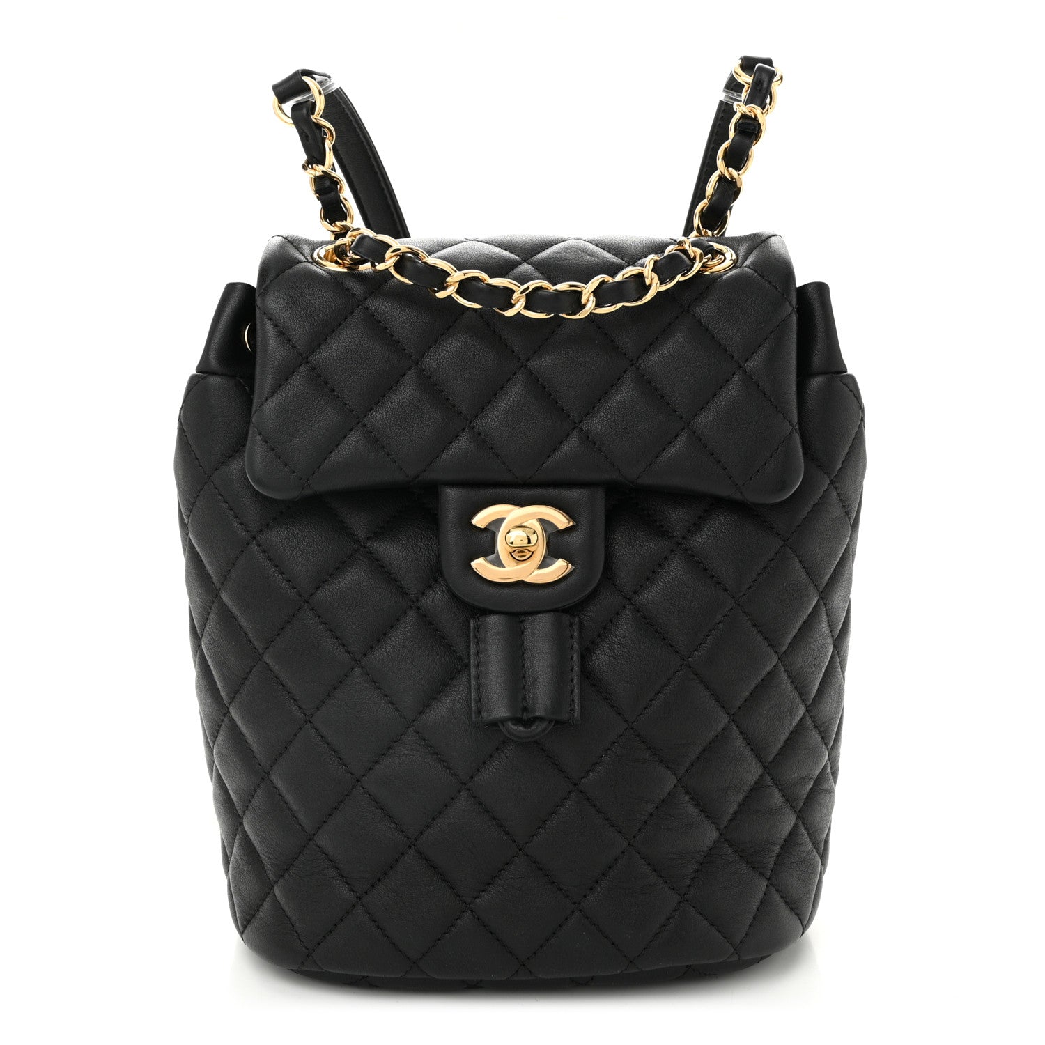 Chanel Calfskin Quilted Mini Urban Spirit Backpack Black 1 of 10