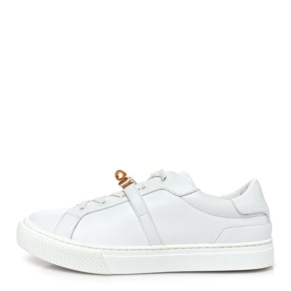 Hermes Calfskin Day Sneakers 38 White 1 of 11