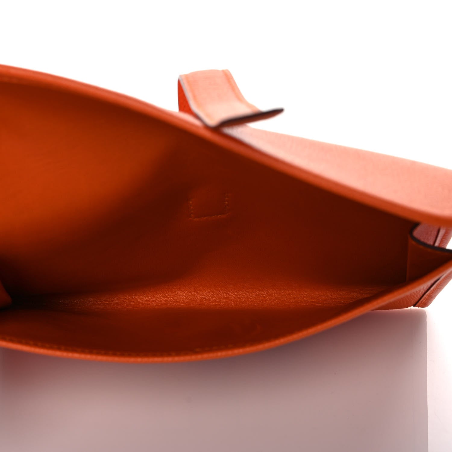 Hermes Epsom Jige PM Clutch Orange 5 of 7