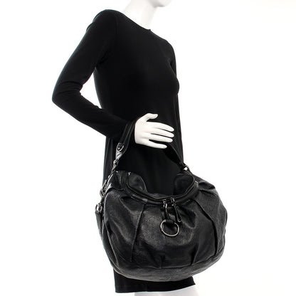 Gucci Guccissima Icon Bit Shoulder Bag Black 3 of 9