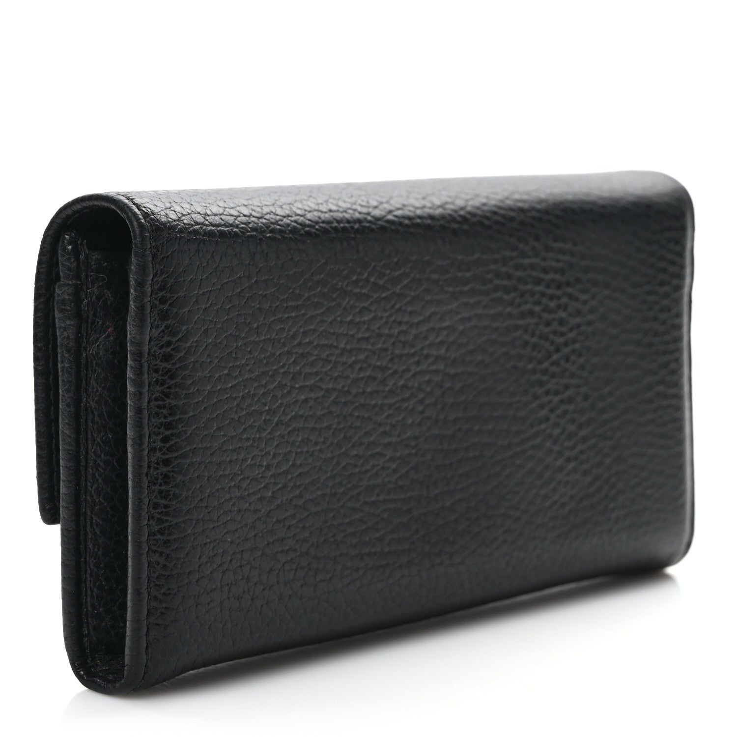 Gucci Dollar Calfskin Swing Continental Wallet Black 3 of 7