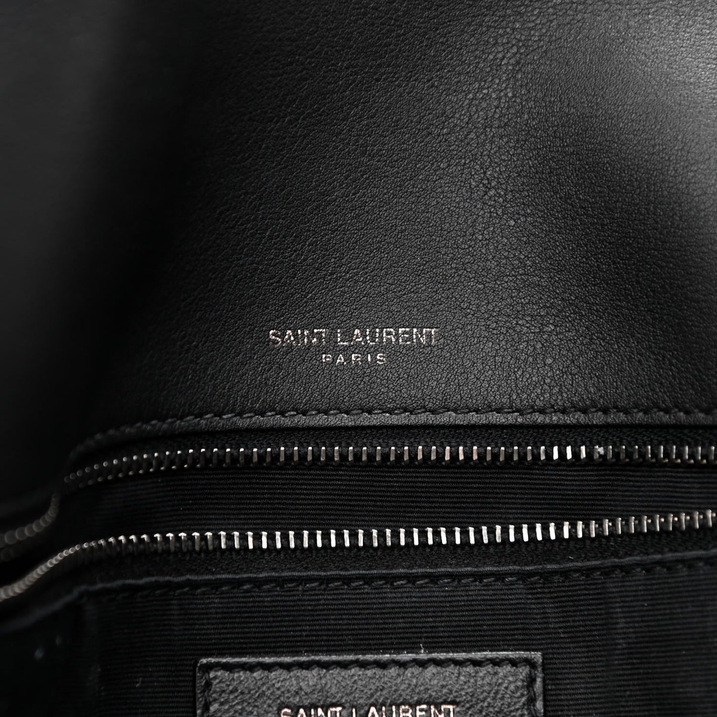 Suede Monogram Medium Niki Chain Satchel Black