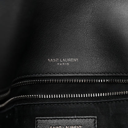 Saint Laurent Suede Monogram Medium Niki Chain Satchel Black 7 of 13