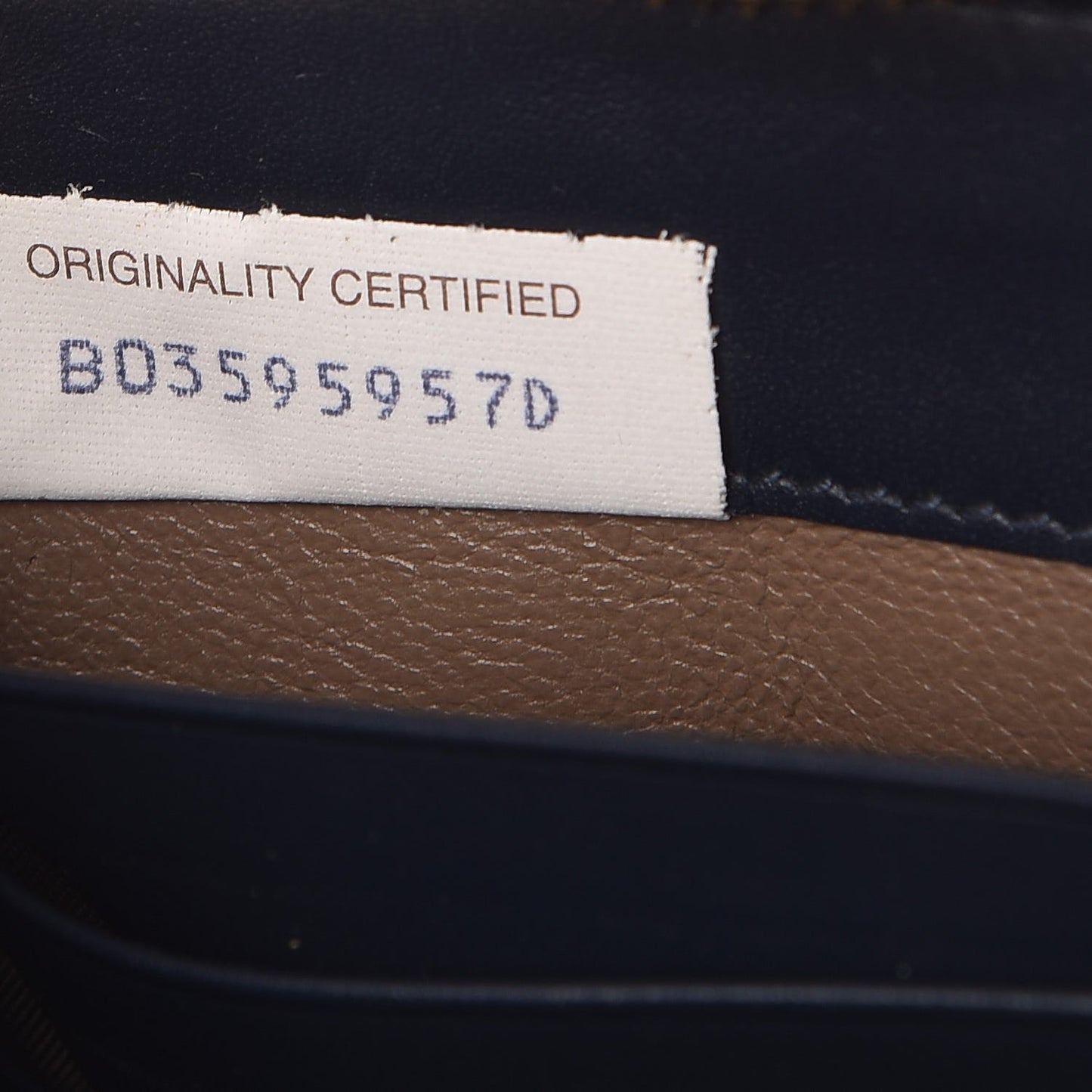 Nappa Intrecciato Zip Around Wallet Denim