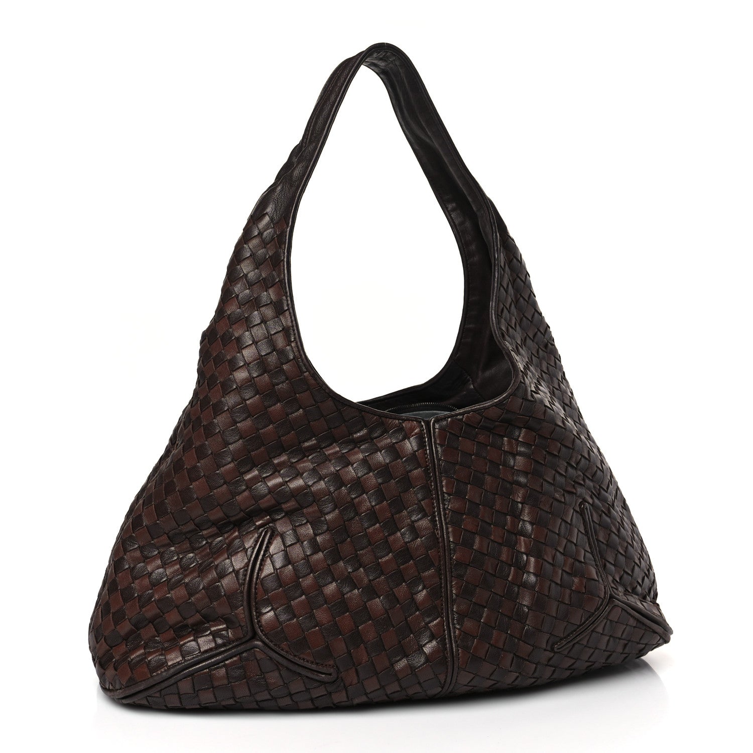 Bottega Veneta Nappa Intrecciato Ball Hobo Ebano Black 2 of 12