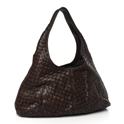 Bottega Veneta Nappa Intrecciato Ball Hobo Ebano Black 2 of 12