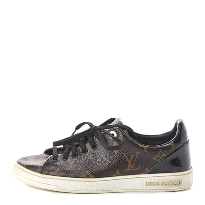Louis Vuitton Patent Monogram Frontrow Sneakers 36 1 of 7