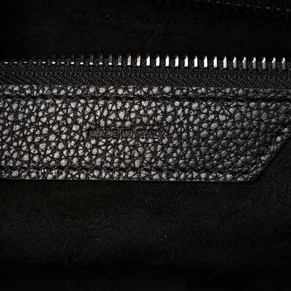 Celine Drummed Calfskin Mini Luggage Black 6 of 13
