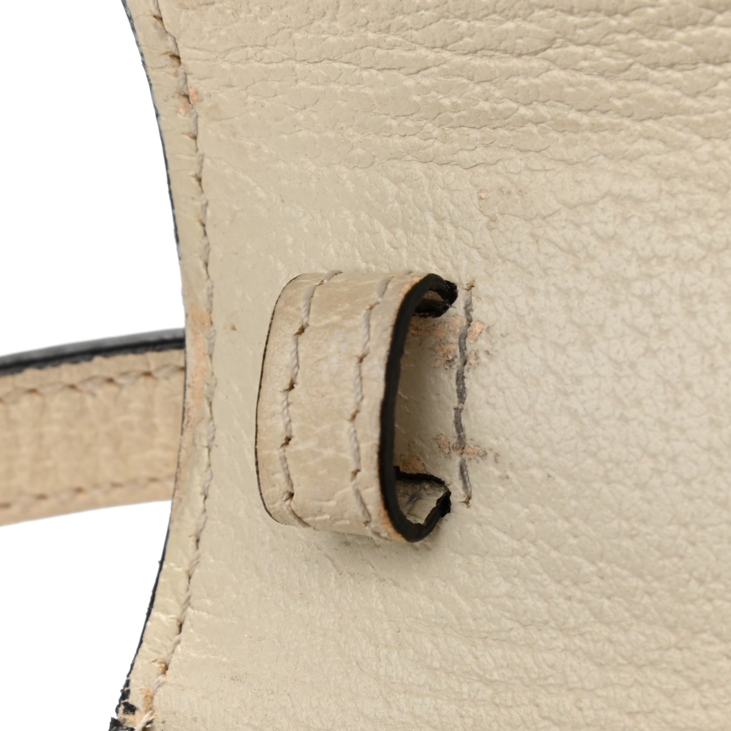 Textured Calfskin Bee Star Print Mini Sylvie Top Handle Bag Mystic White
