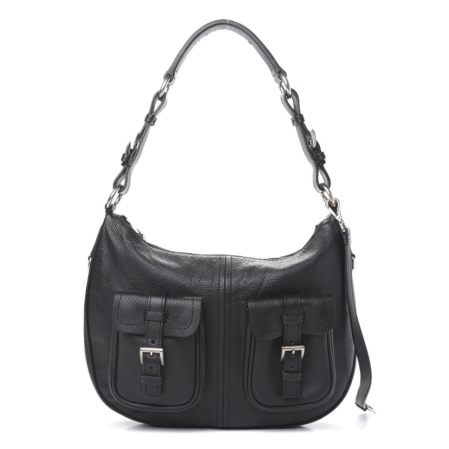 Vitello Daino Hobo Black